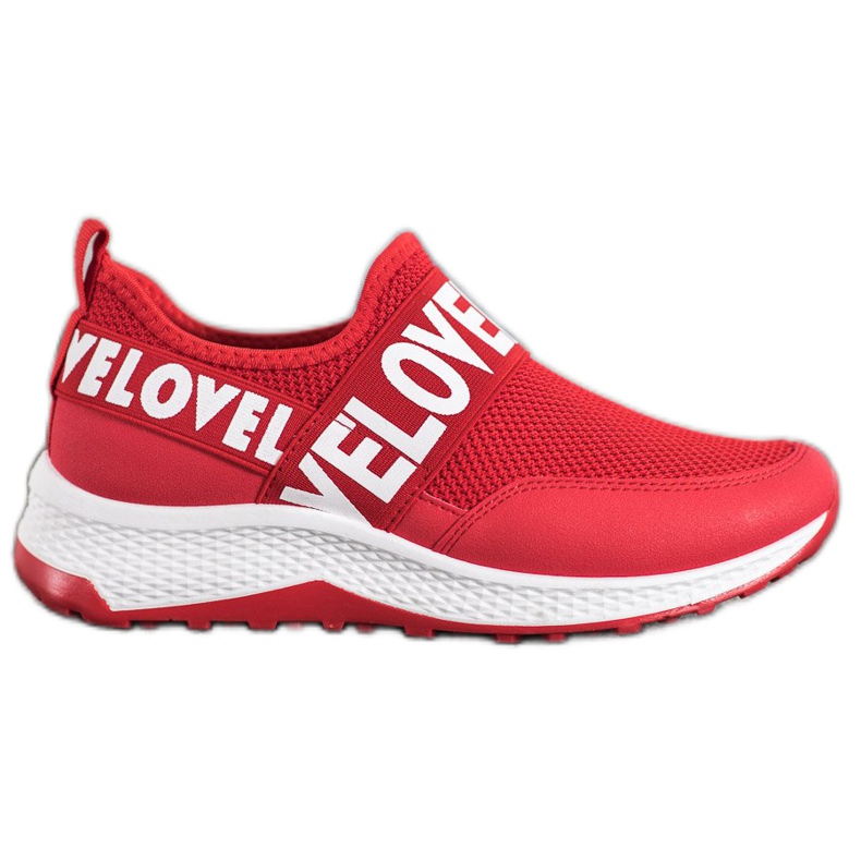 Weide Red Slipony Love červené