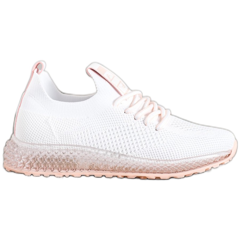 SHELOVET Tenisky s průhlednou podrážkou bílý