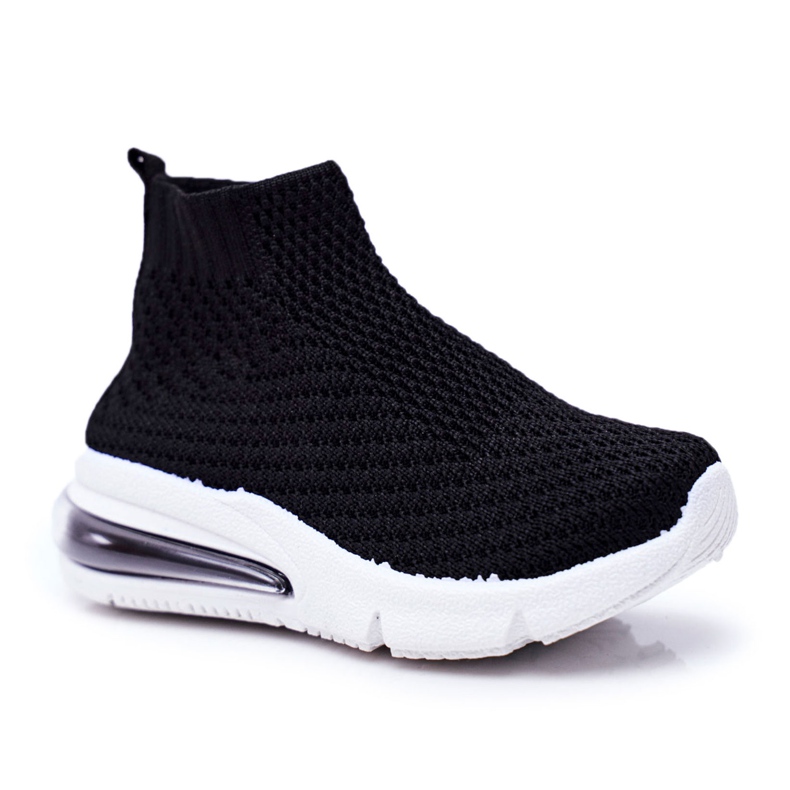 FRROCK Vysoké sportovní dětské boty Black Tobi černá