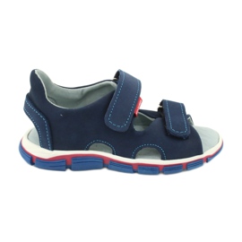 Sandály na suchý zip Mazurek 314 navy blue námořnická modř