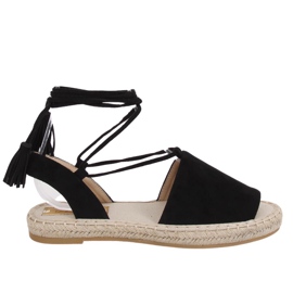 Černé dámské espadrilky BB25 Black černý