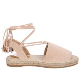Béžové béžové espadrilky BB25 Béžové béžový