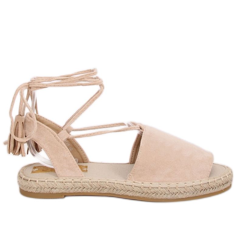 Béžové béžové espadrilky BB25 Béžové béžový