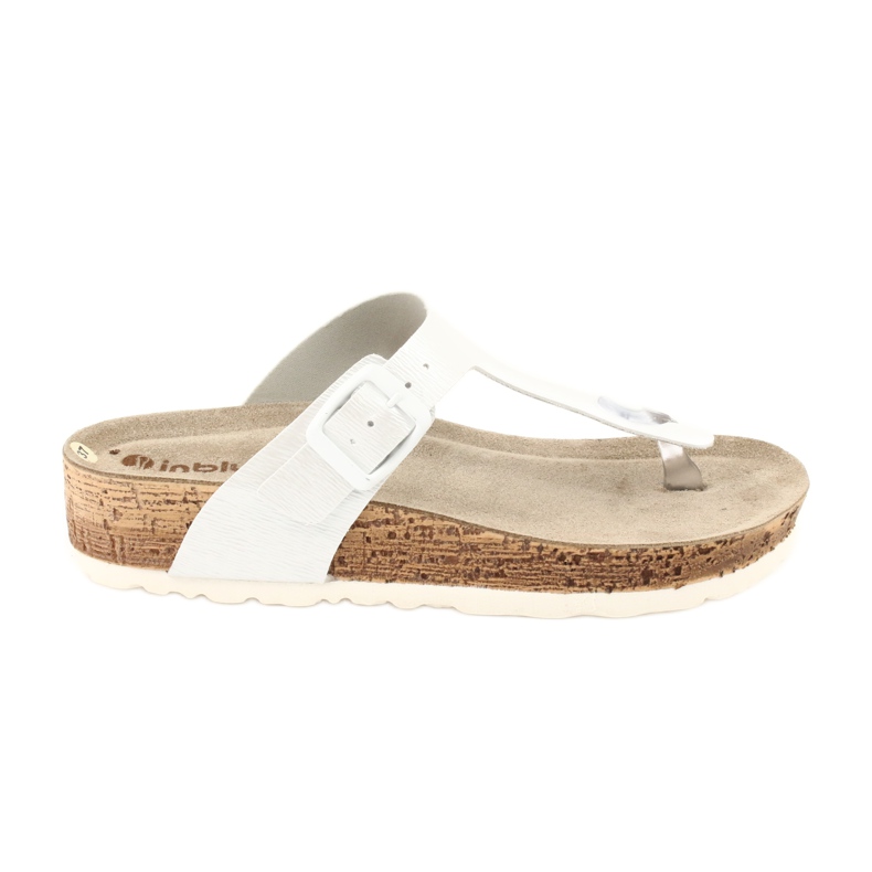 Dámské anatomické žabky Anatomical Inblu NM020 bílý