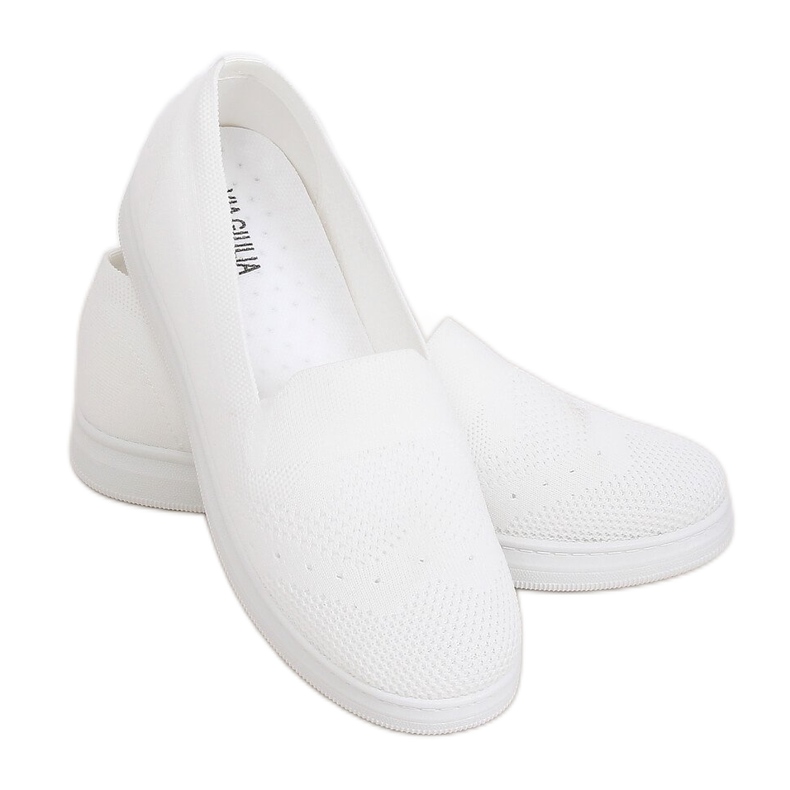 Bílé dámské tenisky ZK069 Bianco bílý