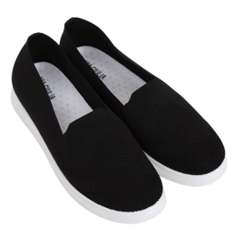 Černé Dámské černé tenisky ZK069 Nero černý