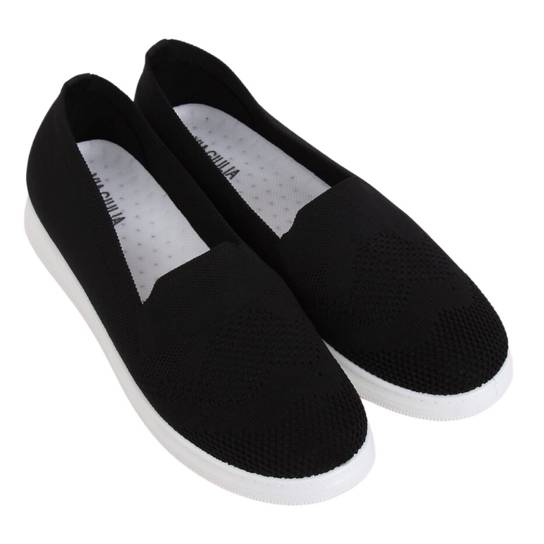 Černé Dámské černé tenisky ZK069 Nero černá