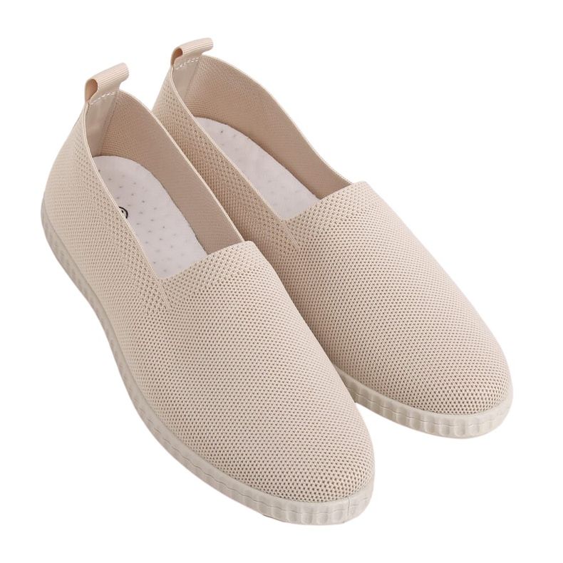 Béžové dámské béžové tenisky ZK118 béžový