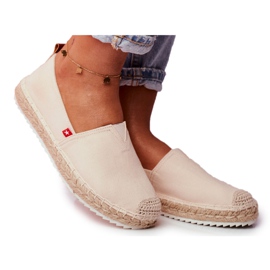 Dámské espadrilky, pletená podrážka, béžová Big Star FF274A500 béžový Dámské espadrilky, pletená podrážka, béžová Big Star FF274A500 béžový