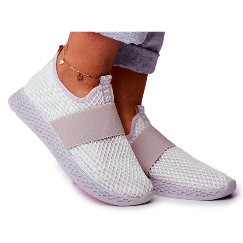 SEA Dámské sportovní nazouvací světle šedé La Fiesta šedá