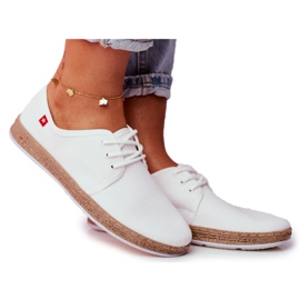 Dámské espadrilky Big Star White FF276043 bílý Dámské espadrilky Big Star White FF276043 bílý
