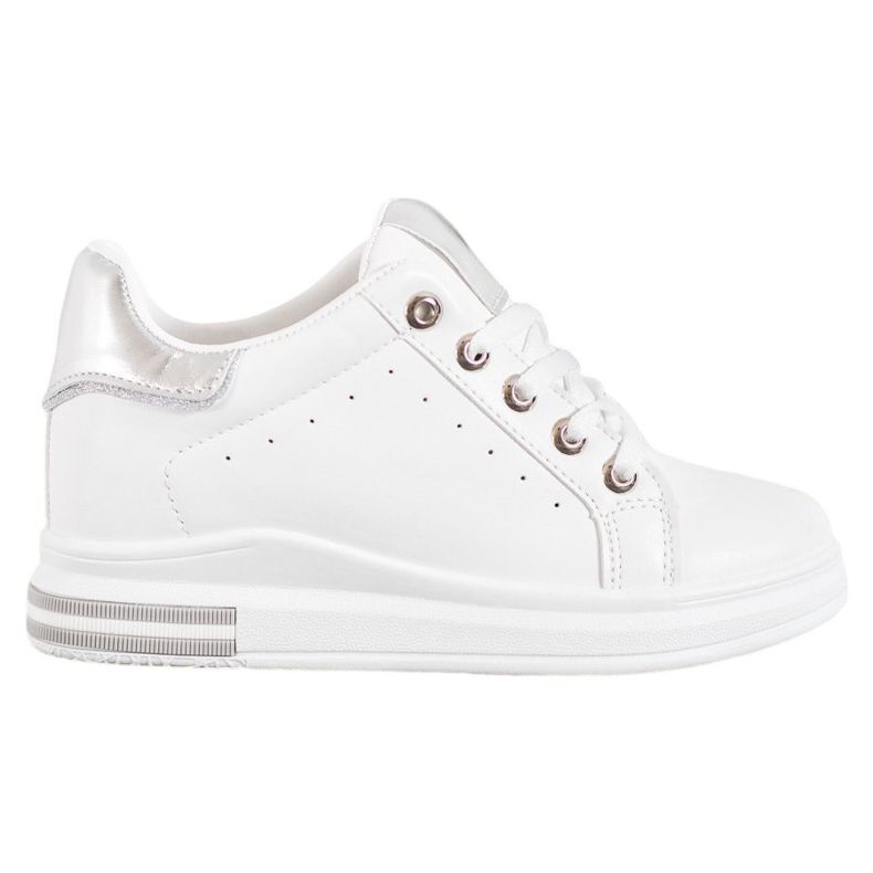 SHELOVET Sportovní obuv na klínku bílý SHELOVET Sportovní obuv na klínku bílý