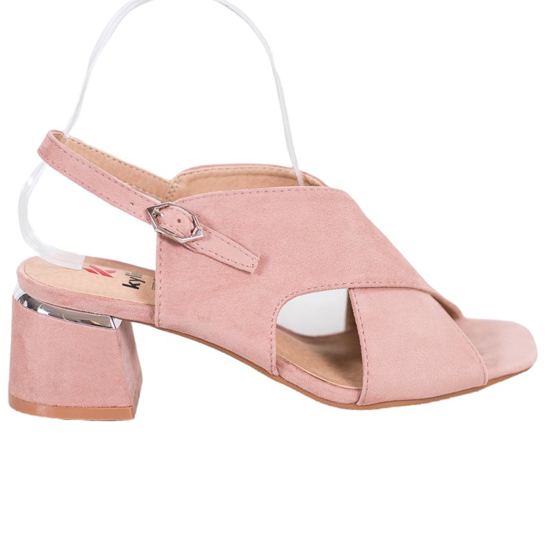 Kylie Stylové pudrové sandály béžový