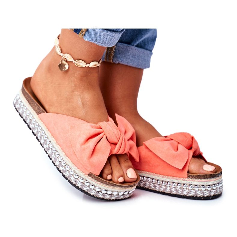 Dámské vysoké pantofle Coral Mortigo růžový