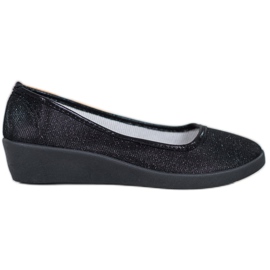 Lgm Černá baletka s třpytkami černý
