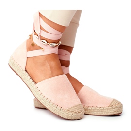 SEA Dámské espadrilky, svázané prádlo Pink Bonjour růžový