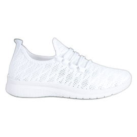 SHELOVET Bílé prolamované boty bílý SHELOVET Bílé prolamované boty bílý