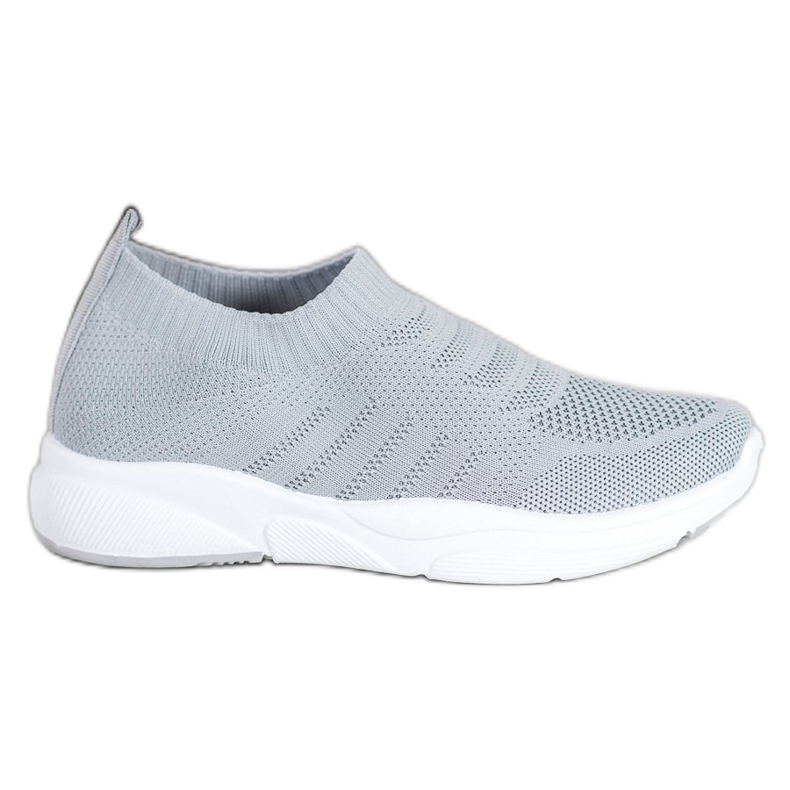 Sweet Shoes Pohodlné slipy na platformě šedá