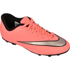 Kopačky Nike Mercurial Vortex Ii FG-R Jr 651642-803 vícebarevný růžový