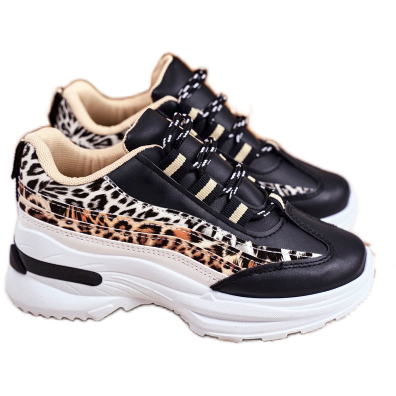 FRROCK Černá dětská sportovní obuv Dante hnědý