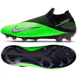 Fotbalová obuv Nike Phantom Vsn 2 Elite Df Fg M CD4161 036 zelená vícebarevný