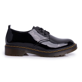SEA Dámské brogues lakované černé Udělejte to lépe! černý
