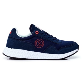 Pánské sportovní boty Cross Jeans Navy Blue FF1R4009C námořnická modř