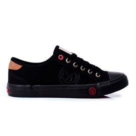 Pánské cross jeans černé tenisky FF1R4054C černý