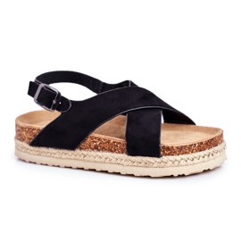 Dětské sandály Big Star Black FF374168 černá Dětské sandály Big Star Black FF374168 černá