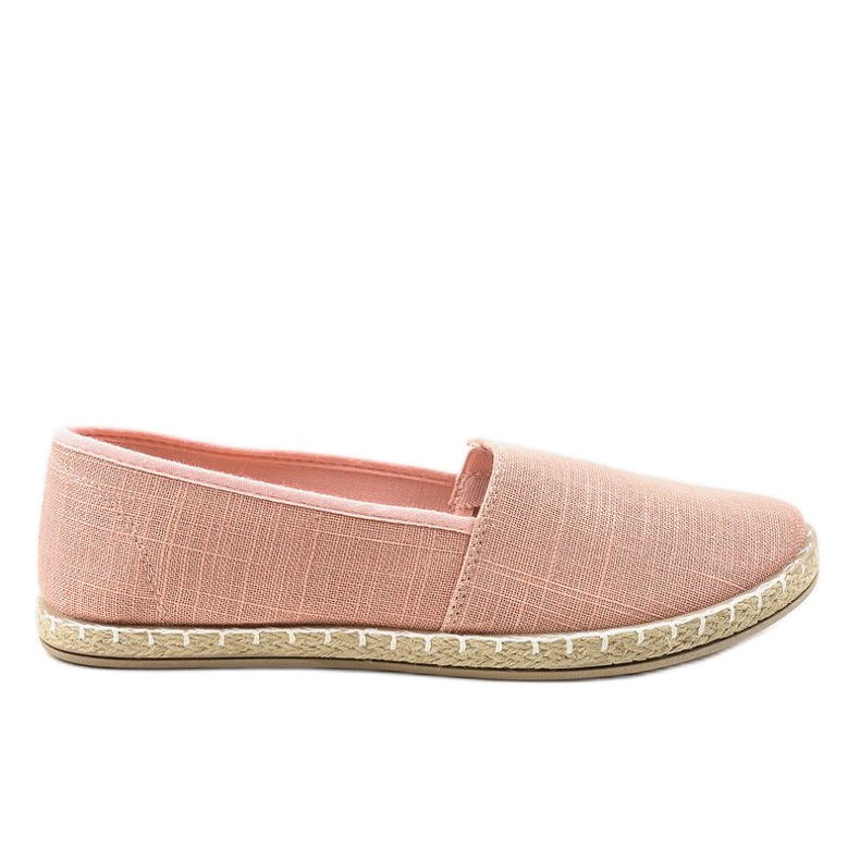 Růžové nazouvací espadrilky Y20-18 růžový