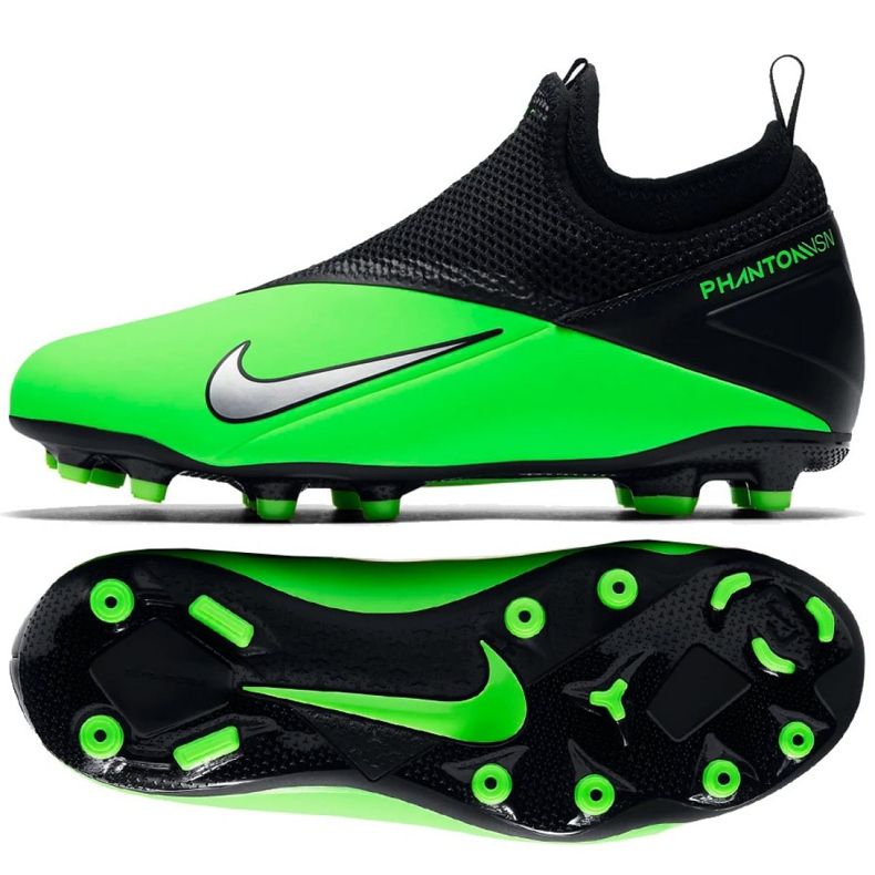 Kopačky Nike Phantom Vsn 2 Academy Df Fg / MG Jr CD4059 306 vícebarevný zelená Kopačky Nike Phantom Vsn 2 Academy Df Fg / MG Jr CD4059 306 vícebarevný zelená