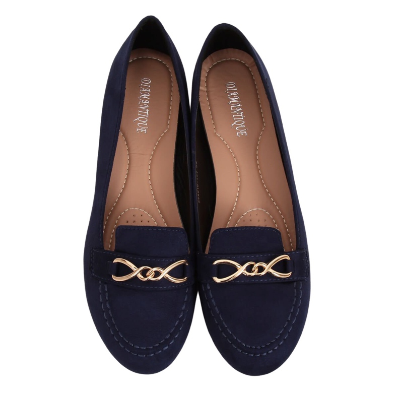 Dámské tmavomodré mokasíny 2S2018-157 D.BLUE námořnická modrá