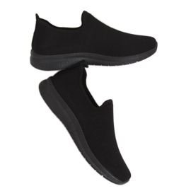 Černá sportovní obuv 7079 Černá černý