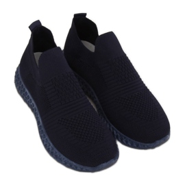 Tmavě modrá sportovní obuv 4388 DK.BLUE námořnická modrá Tmavě modrá sportovní obuv 4388 DK.BLUE námořnická modrá