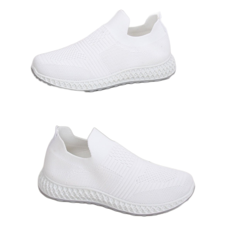 Bílá 4388 Bílá sportovní obuv bílý