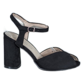 Filippo Černé Sandály Na Tyči černý