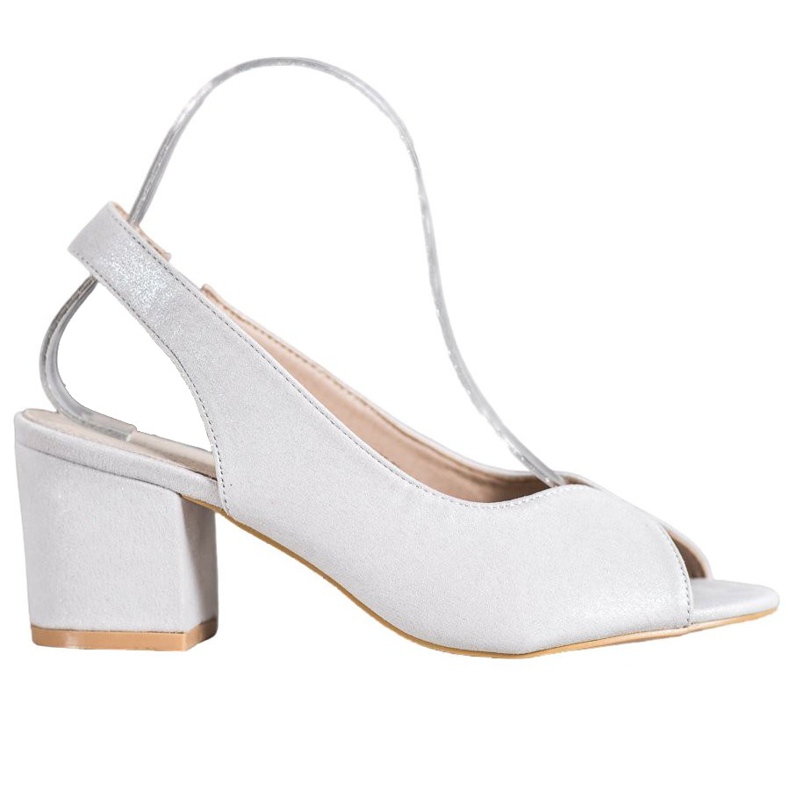 Filippo Neformální sandály na vysokém podpatku šedá