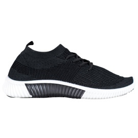 Lemax Černé textilní tenisky černý