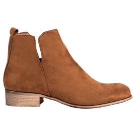 Evento Semišové kozačky hnědý Evento Semišové kozačky hnědý