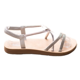 Sea Elves Sandály se stříbrnými ozdobami šedá Sea Elves Sandály se stříbrnými ozdobami šedá