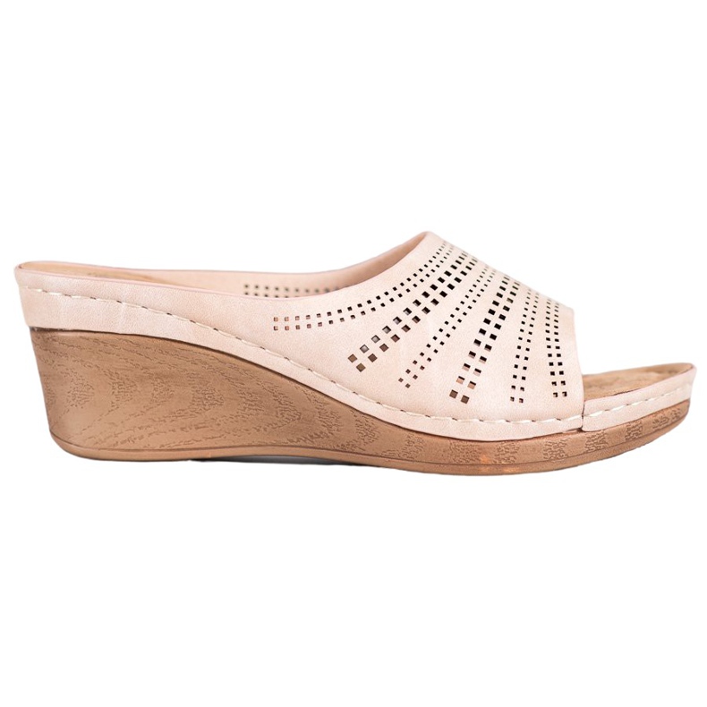 Evento Pantofle S Prolamovaným Vzorem růžový Evento Pantofle S Prolamovaným Vzorem růžový