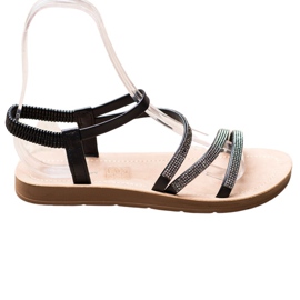 Sea Elves Elegantní nazouvací sandály černý