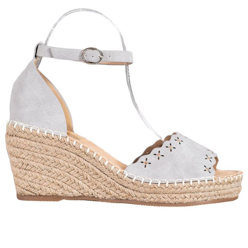 Evento Sandály S Prolamovaným Vzorem šedá