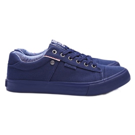 Pánské tenisky Big Star Navy Blue AA174094 námořnická modř