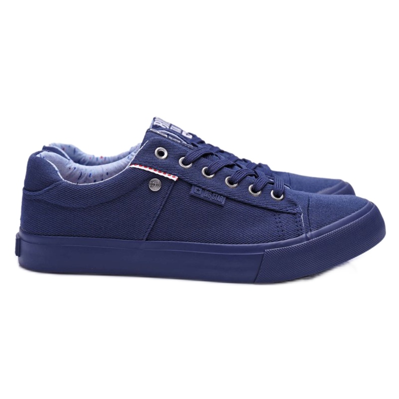 Pánské tenisky Big Star Navy Blue AA174094 námořnická modrá