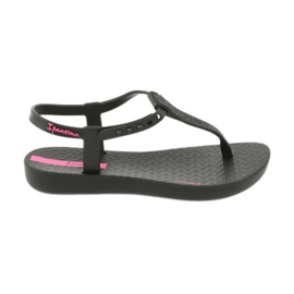 Ipanema Dětské sandály Black Black 82306 černá Ipanema Dětské sandály Black Black 82306 černá