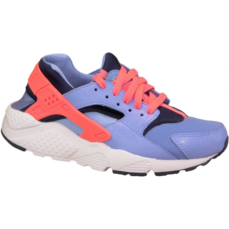 Boty Nike Huarache Run Gs Jr 654280-402 modrý šedá