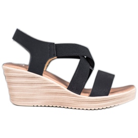 Sea Elves Neformální nazouvací sandály černá Sea Elves Neformální nazouvací sandály černá