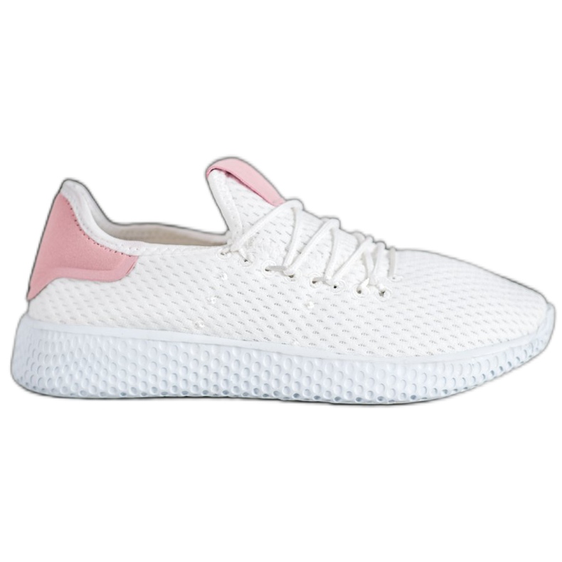 SHELOVET Prolamované sportovní boty bílý