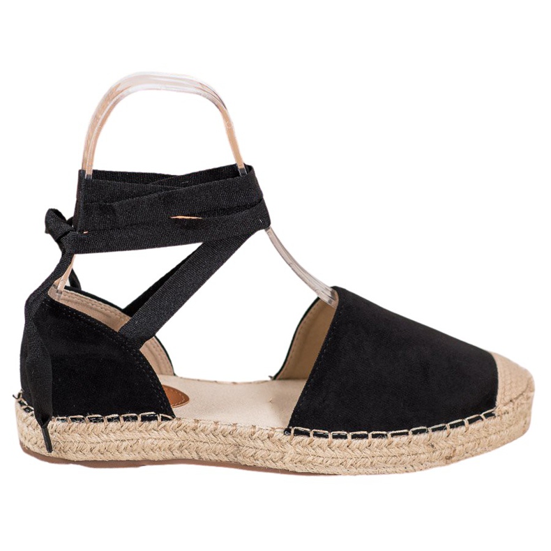 Seastar Svázané černé espadrilky černá